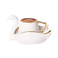 Swan Porcelain Tea and Espresso Cup