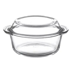 Round Ovenware with Lid, Deep Style, 8" Wide
