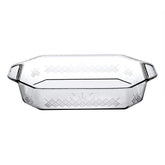 Designer Glass Bakeware Diamond Pattern