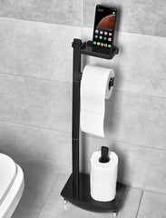 Toilet Paper and Phone Holder, 3 Roll Capacity