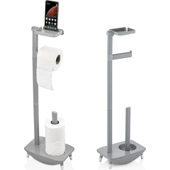 Toilet Paper and Phone Holder, 3 Roll Capacity
