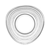 Small Glass Saucer, Set of 6