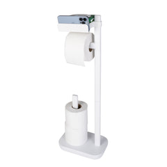 Toilet Paper and Phone Holder, 3 Roll Capacity