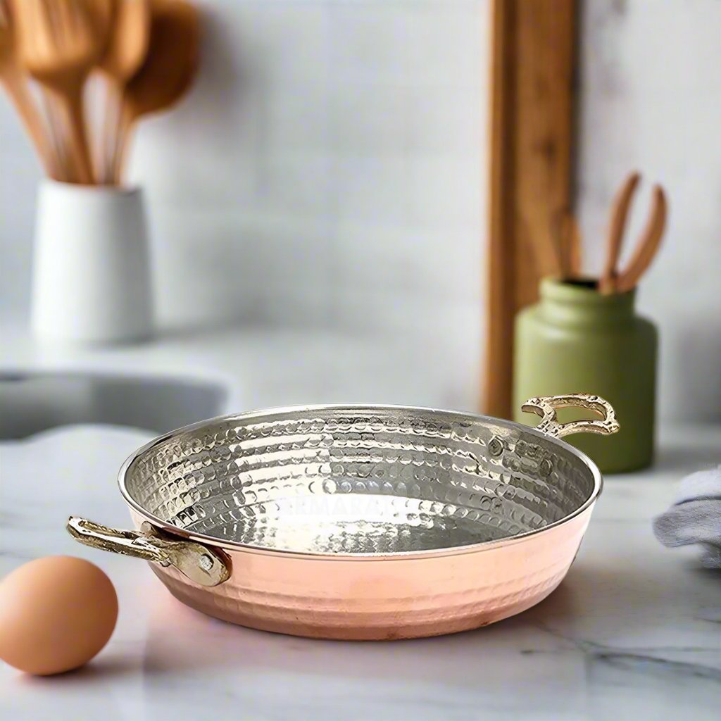 Copper Frying Pan 8"