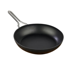 Black Titanium Frying Pan with Silver Handle 11.5"