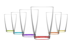 Color Bottom Cups, Set of 6