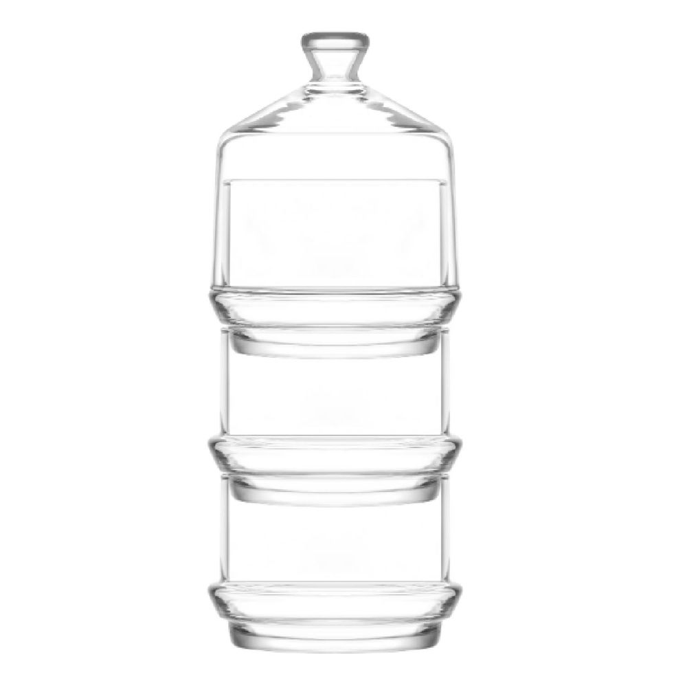 Stackable Glass Storage Jars