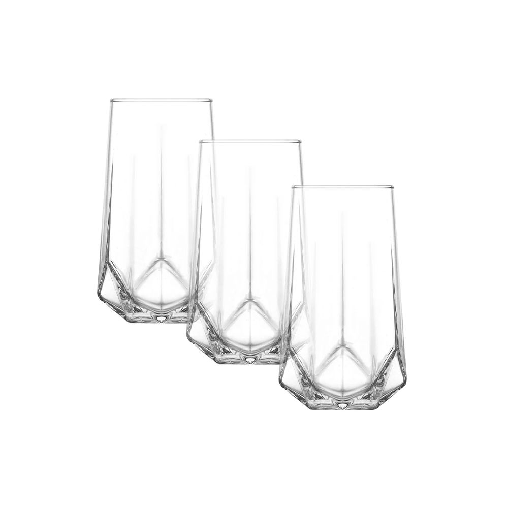 Tall Water Glasses, Set of 3