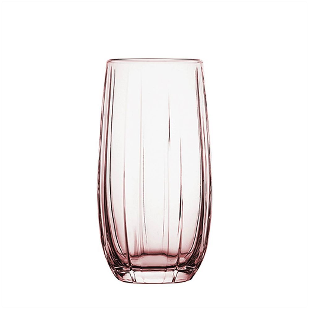 Pink Glass Cups, Set of 3