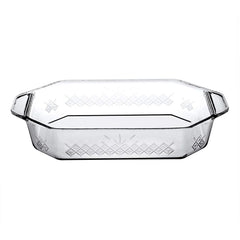 Designer Glass Bakeware Diamond Pattern