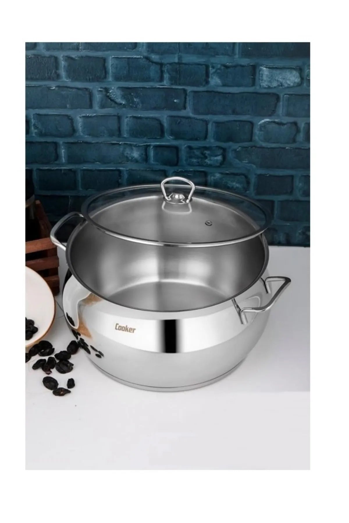 Stainless Steel Deep Pot 11 Inch