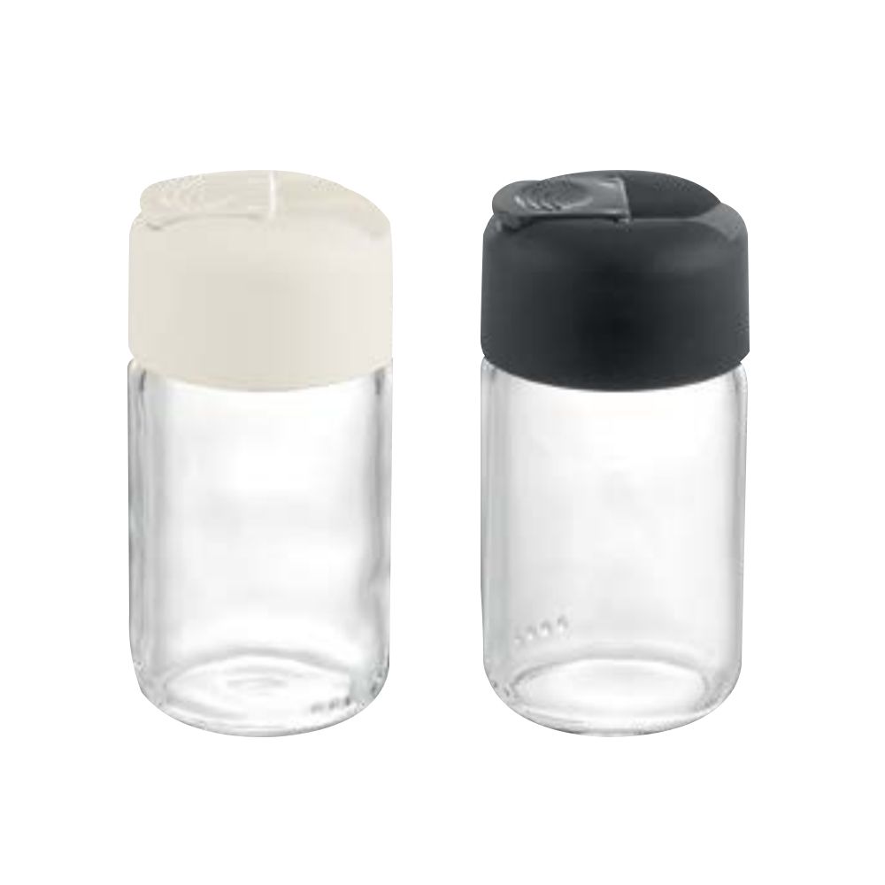 2 Piece Glass Salt Pepper Shaker