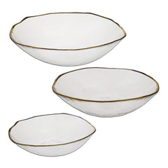 Glass Plate Oval 15091 3Pc