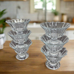 Pedestal Ice Cream Bowls, Set of 6