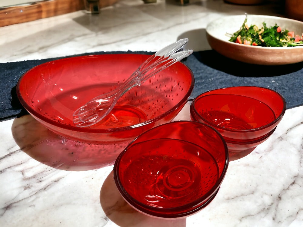 7 Piece Waterdrop Design Bowl Set