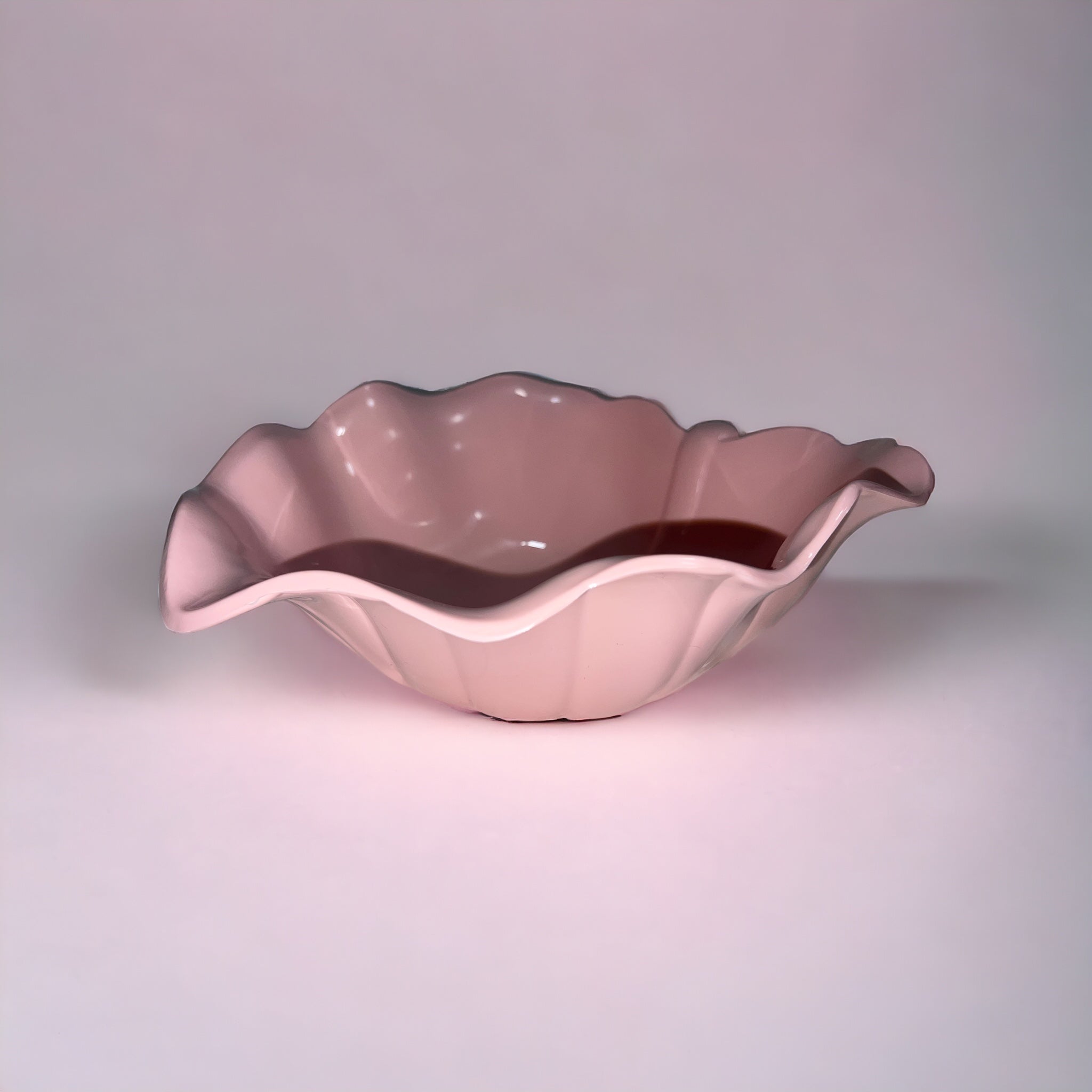 Pastel Leaf Shaped Bowl, Large