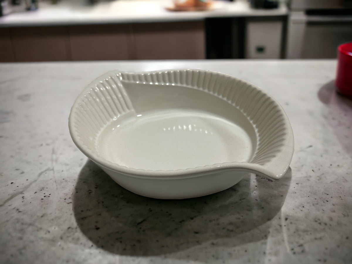 Shell Style Ceramic Serving Bowl