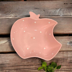 Apple Shaped Ceramic Bowl