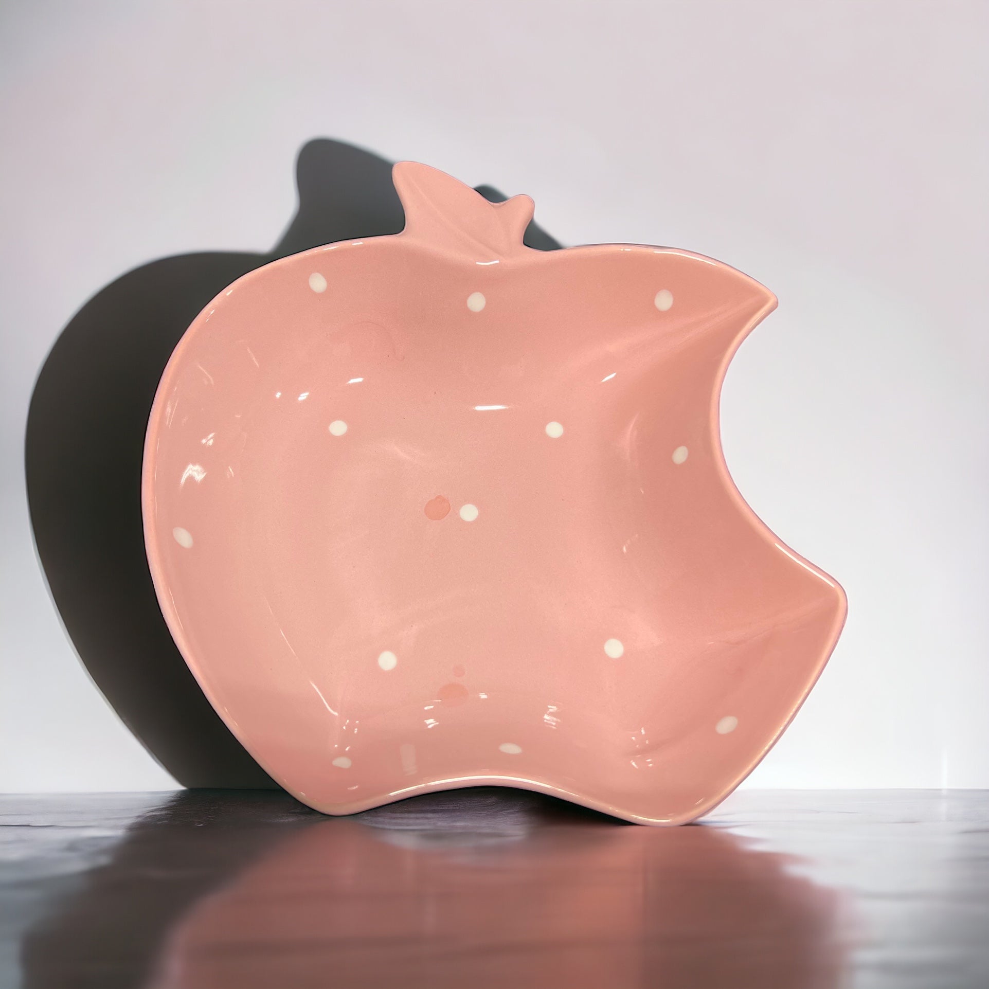 Apple Shaped Ceramic Bowl