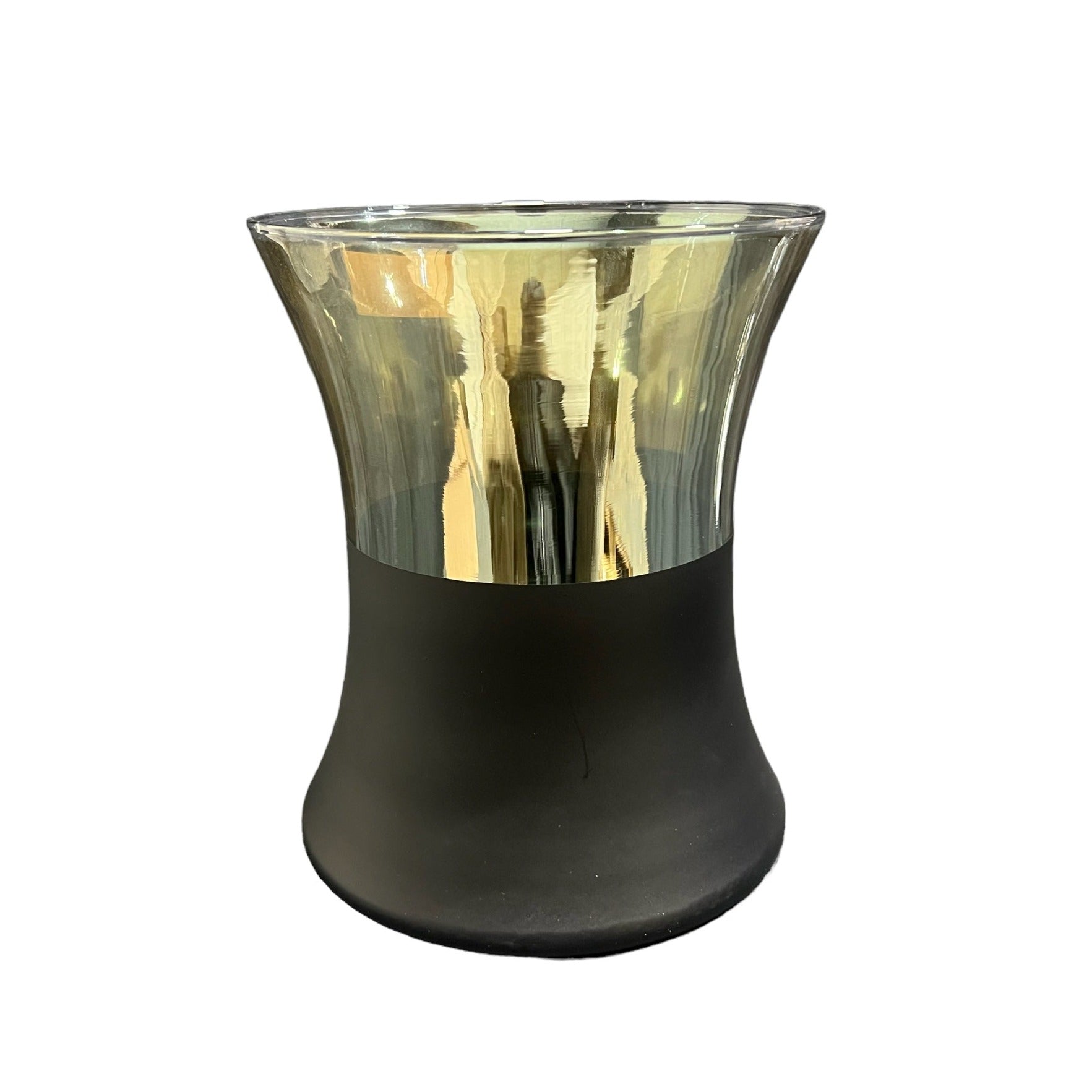 Honey Black Glass Vase