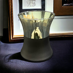 Honey Black Glass Vase