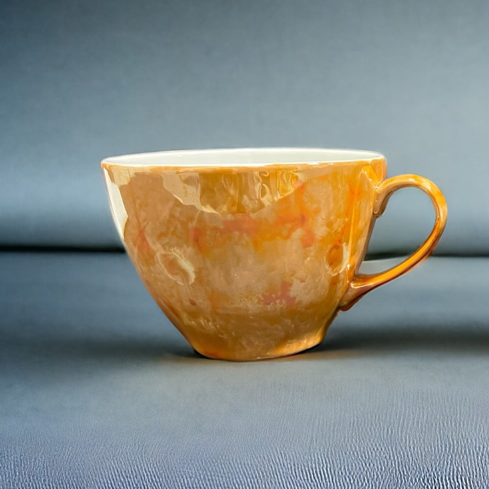 Pearlescent Porcelain Coffee Cup