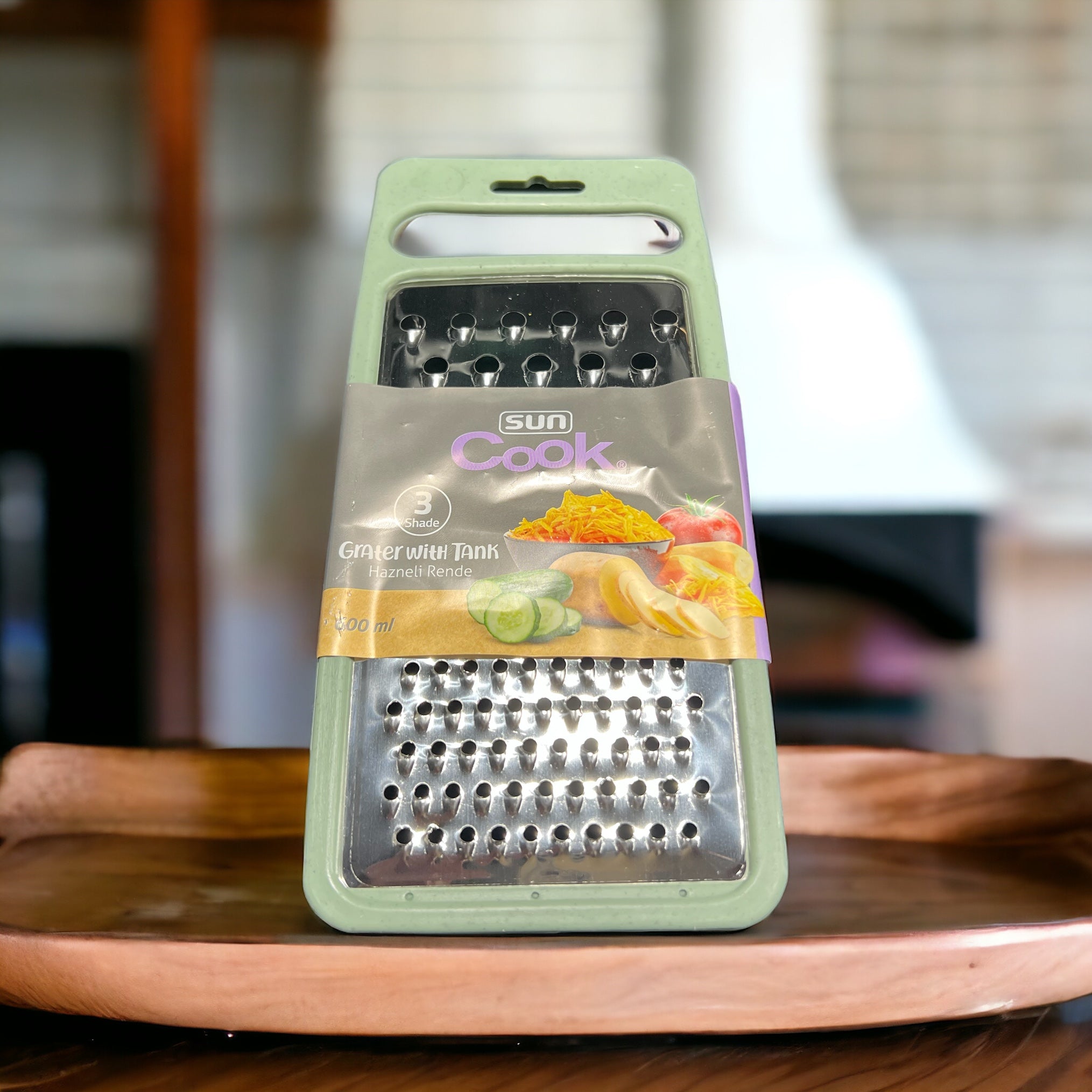 Handheld Cheese Grater with a Bin