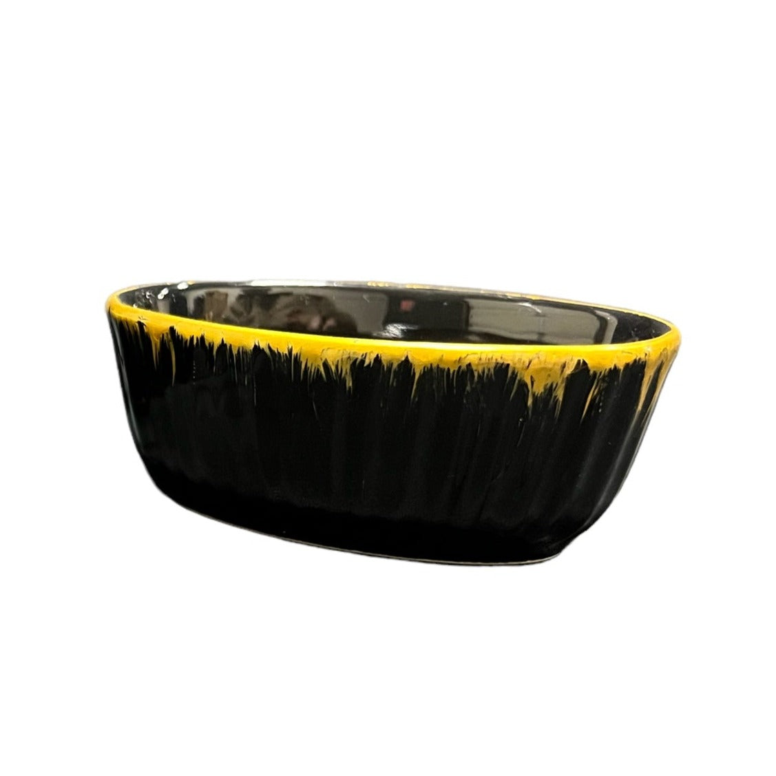 Gold Trim Ceramic Bowl, Small