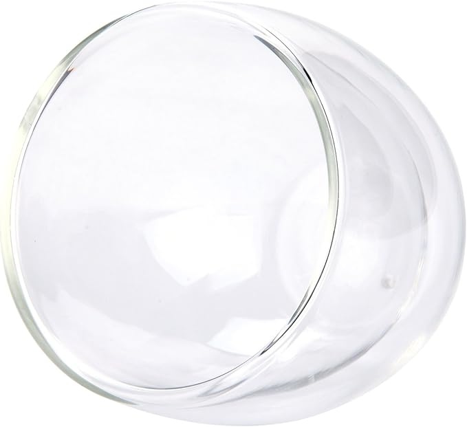 Short Double Wall Glass Cup