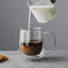 Double Wall Glass Beverage Mug