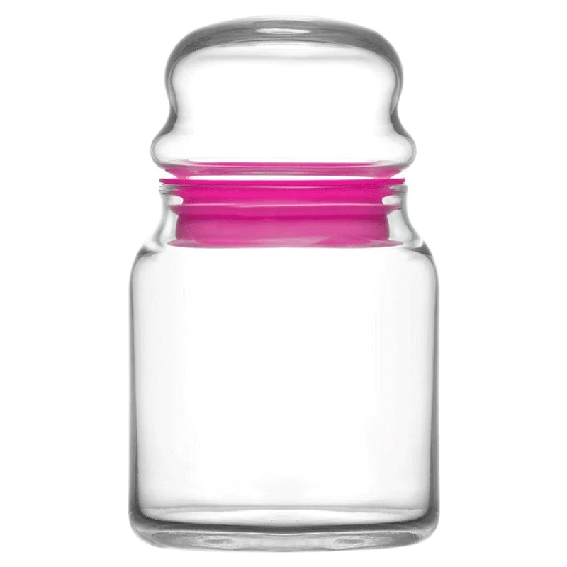 Small Glass Jars with Lids, Set of 3