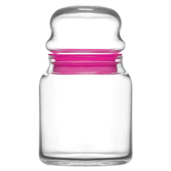 Small Glass Jars with Lids, Set of 3