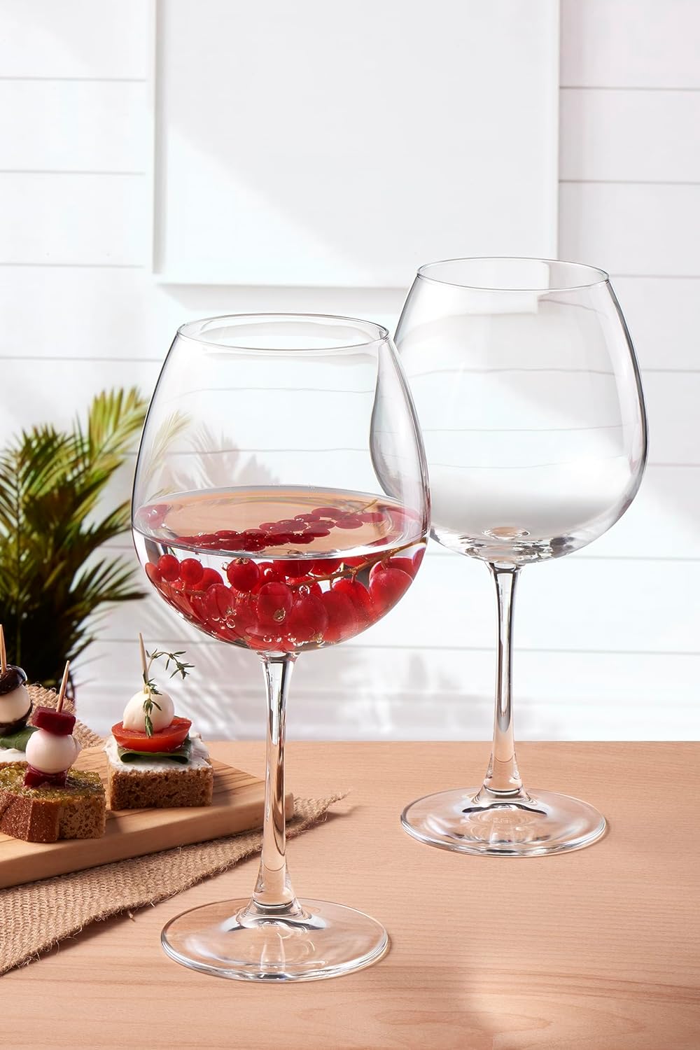 Large Wine Glasses, Set of 6