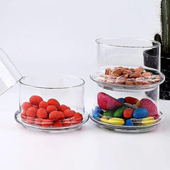 Stackable Glass Storage Jars