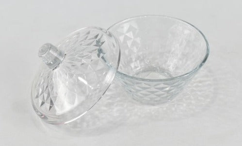 Glass Sugar Bowl with Lid