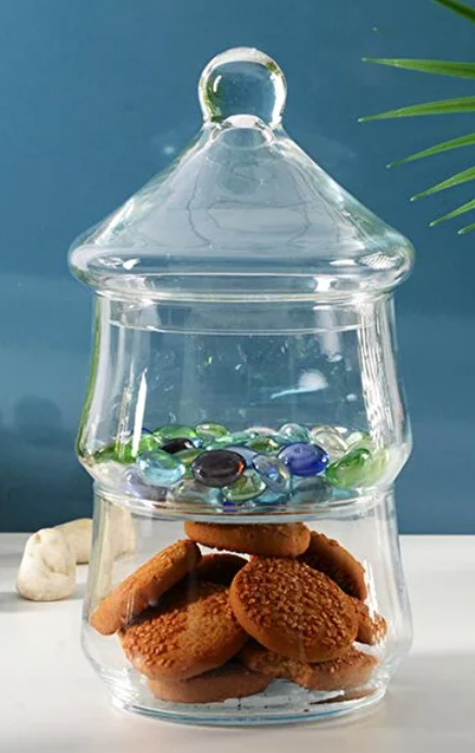 Stackable Glass Jar