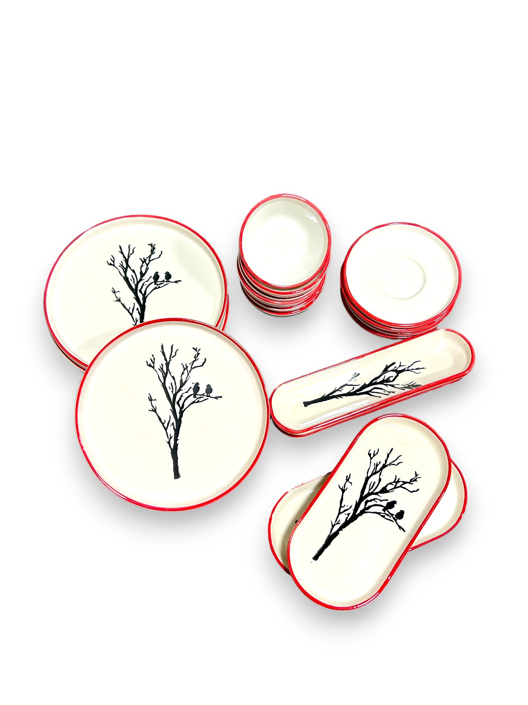 18 Piece Serving Plate Set