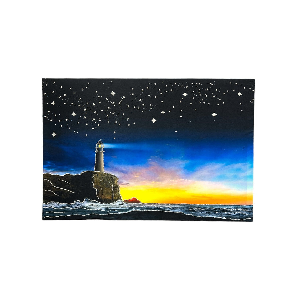 Lighthouse painting.